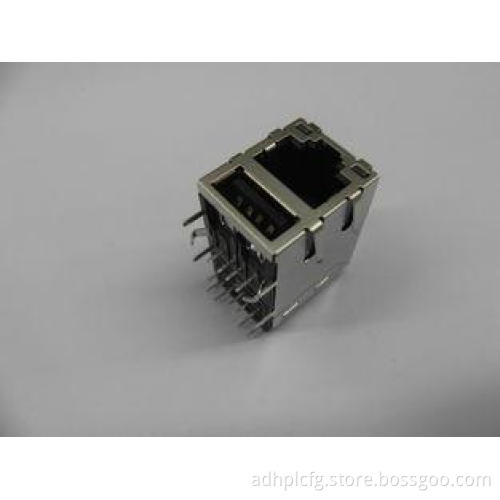 1INCH 100M RJ45 Single Port Tap Up filter with full shielde